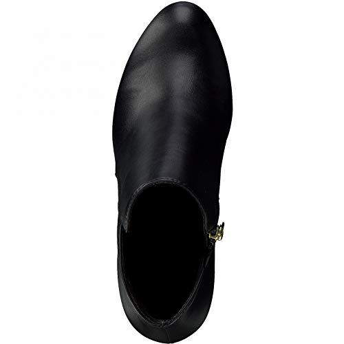 Tamaris Mujer Botines, señora Botines,Touch It,Botas,Medias Botas,botín,Tobillo Alto,Cremallera,Black,40 EU / 6.5 UK