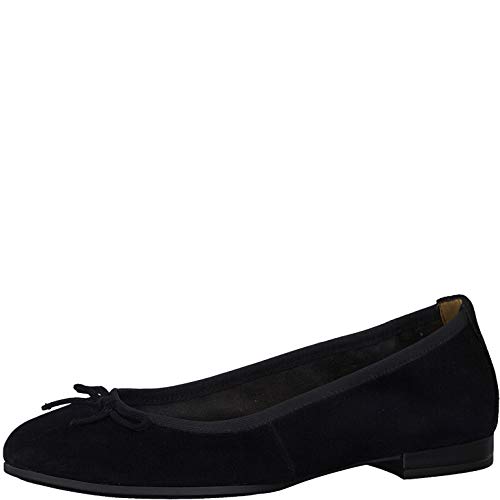 Tamaris Mujer Merceditas 22166-34, señora Bailarinas Clásicas, Zapatos Planos,Zapatos del Verano,Elegante,Ocio,Black,36 EU / 3.5 UK