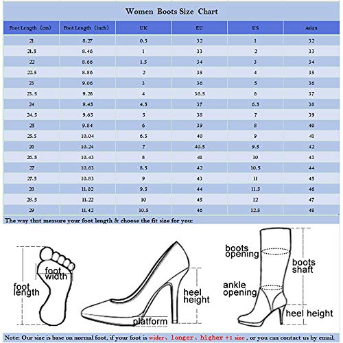 TAONEEF Mujer Tacón Grueso Botas de Caña Baja con Cordones Vaquero Botas Cortas Oficina Otoño Botines Altas Tianlanse Talla 39 Asian