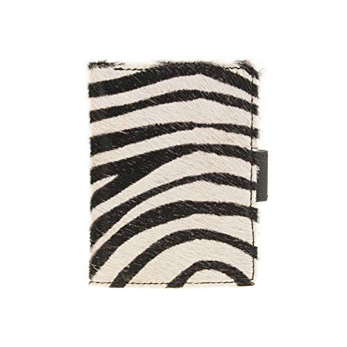 Tarjetero en Piel de Pelo Talla: U Color: NEGRO