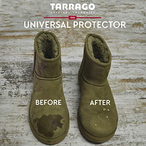 Tarrago | Protector Universal 100 ml | Spray Impermeabilizante para Calzado | Para Superficies de Cuero y Textiles | Protege del Agua y Lluvia | Invisible