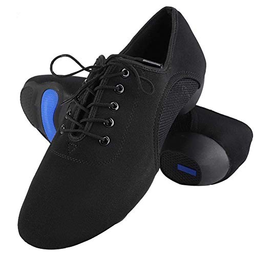 Tbest Zapatos Baile Latino Hombre Mujer,Zapatillas de Baile Latino Danza Suaves y Cómodos Zapatos Latinos de Salón Zapatos de Baile Modernos al Aire Libre para Salsa Latina Tango(41)