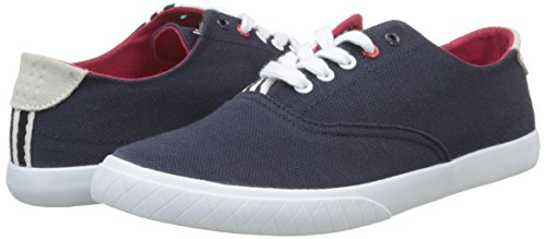 TBS POLSHOO, Zapatos de Cordones Oxford Mujer, Azul Marino, 36 EU