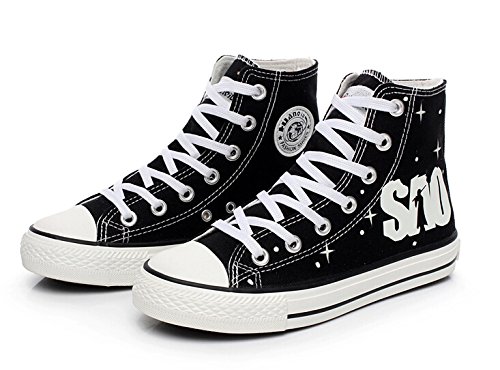 Telacos SAO Sword Art Online Cosplay Zapatos de lona Zapatillas Luminosas