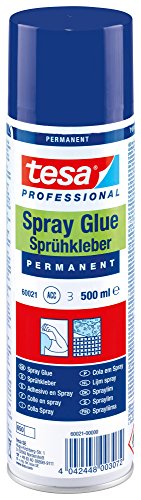 tesa 60021-00000-02 Spray De Adhesivo Permanente, Not_Applicable, 500Ml