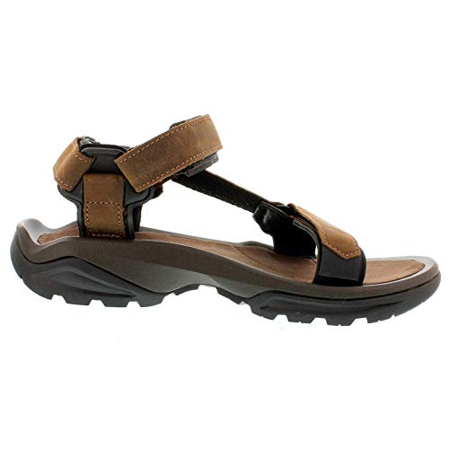 Teva Terra Fi Lite Leather M's, Sandalias de Senderismo para Hombre, Marrón (Brown), 42
