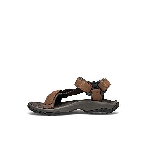 Teva Terra Fi Lite Leather M's, Sandalias de Senderismo para Hombre, Marrón (Brown), 42