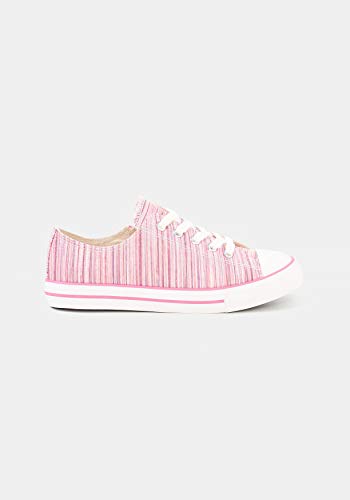 TEX - Zapatillas De Lona para Niña, Rosa, 35 EU