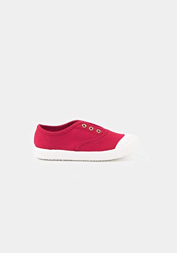 TEX - Zapatillas De Lona Unisex, Rojo, 24 EU