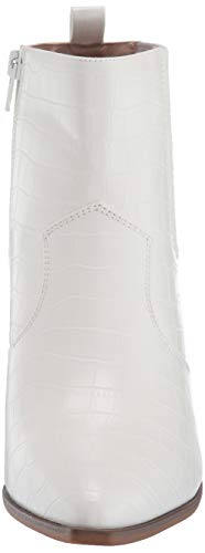 The Drop Sia Pointed Toe Western Ankle Boot boots womens, Blanco, 38.5 EU