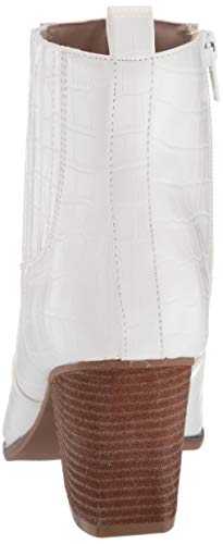 The Drop Sia Pointed Toe Western Ankle Boot boots womens, Blanco, 38.5 EU