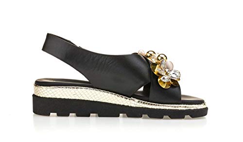 The FLEXX Jewel Lynn Sandalia Joya Mujer Negro 36 EU