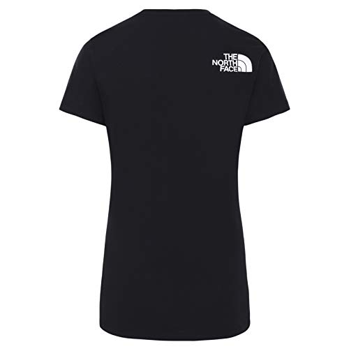 The North Face Camiseta de Manga Corta Half Dome para Mujer, Negro, S