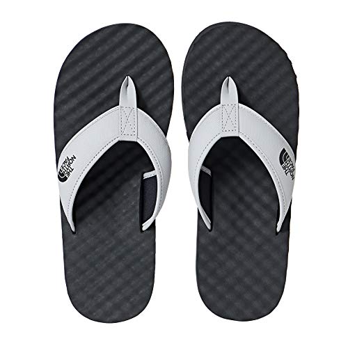 The North Face Mens Base Camp Flip Flop, Zapato para Caminar Hombre, Micro Chip Grey, 47 EU