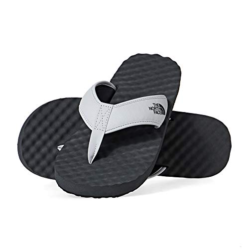The North Face Mens Base Camp Flip Flop, Zapato para Caminar Hombre, Micro Chip Grey, 47 EU