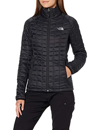 The North Face Sport Jacket Chaqueta Deportiva Thermoball, Mujer, Negro (TNF Black/TNF White), XS