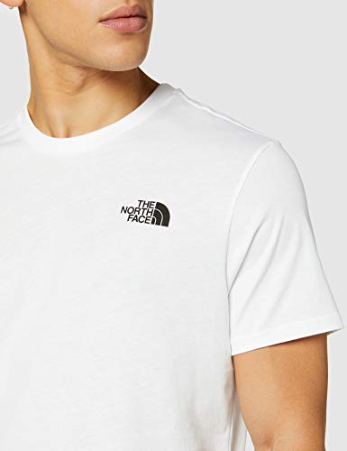The North Face T92TX5 Camiseta De Manga Corta Simple Dome, Hombre, Blanco (TNF White), M