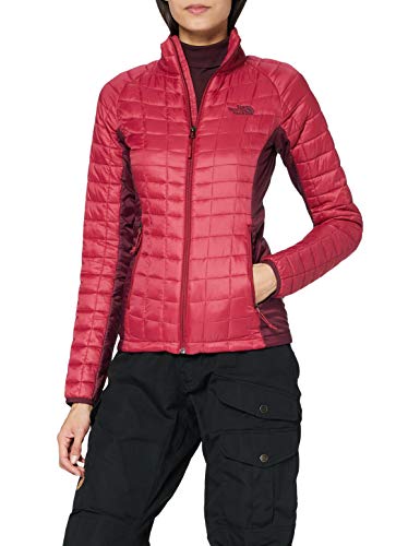 The North Face W TBL Sport Jkt Chaqueta Deportiva Thermoball, Mujer, Rumba Red/Fig, S