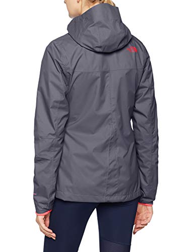 The North Face W Tri Jkt Chaqueta Tanken Triclimate, Mujer, Grisaille Grey/Atomic Pink, M