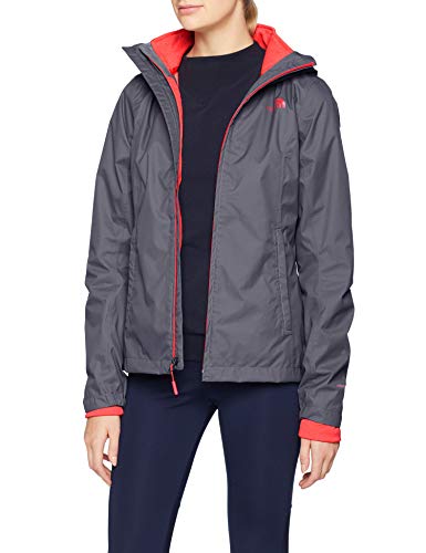 The North Face W Tri Jkt Chaqueta Tanken Triclimate, Mujer, Grisaille Grey/Atomic Pink, M