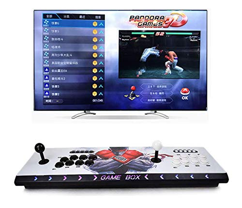 Theoutlettablet@ - Pandora Box 3D WiFi con 4018 Juegos Retro Consola Maquina Arcade Video Gamepad VGA/HDMI/USB Street