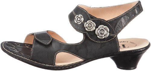 Think Soso 8-88514 - Sandalias de Cuero para Mujer, Color Negro, Talla 42