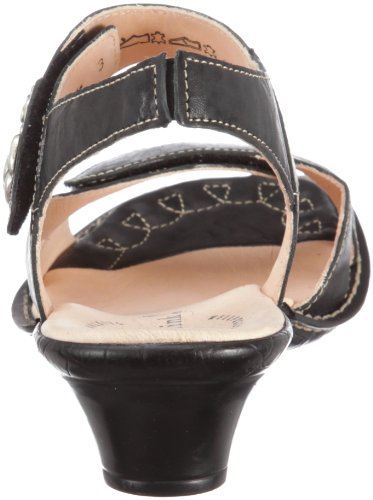 Think Soso 8-88514 - Sandalias de Cuero para Mujer, Color Negro, Talla 42