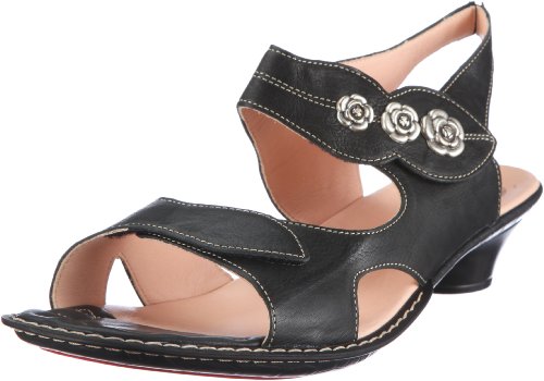 Think Soso 8-88514 - Sandalias de Cuero para Mujer, Color Negro, Talla 42