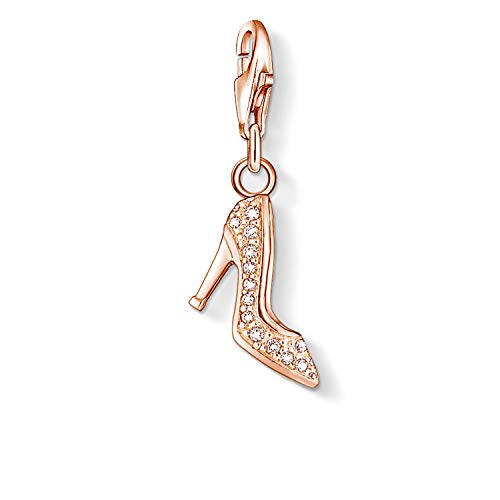 Thomas Sabo - Colgante Zapato de Tacon, Plata de Ley 925,Rosa