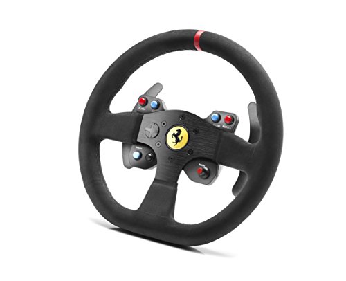 Thrustmaster T300 Ferrari Integral Alcantara Edition - Volante para PS4/PS3/PC - Force Feedback, 3 pedales - Funciona con juegos de PS5