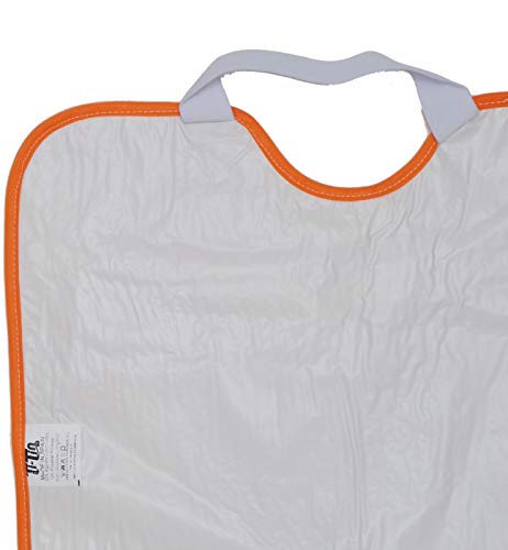 Ti TIN - Pack 4 Baberos Impermeables para Bebé con Cierre con Goma 90% Algodón - 10% Poliéster |Lote de 4 Baberos para Bebés de Más de 1 Año, 32x36 cm