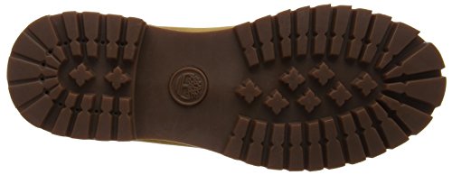 Timberland 6 Inch Basic Alburn Waterproof, Botas Chukka Hombre, Amarillo Wheat Nubuck, 44 EU