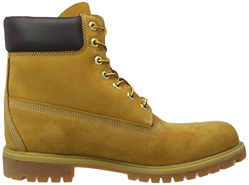 Timberland 6-Inch Premium Boot, Botas para Hombre, Amarillo (Wheat Nubuck), 41.5 EU