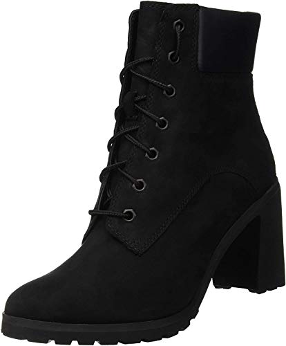 Timberland Allington 6 Inch, Botas Chukka Mujer, Negro Black Nubuck, 39 EU