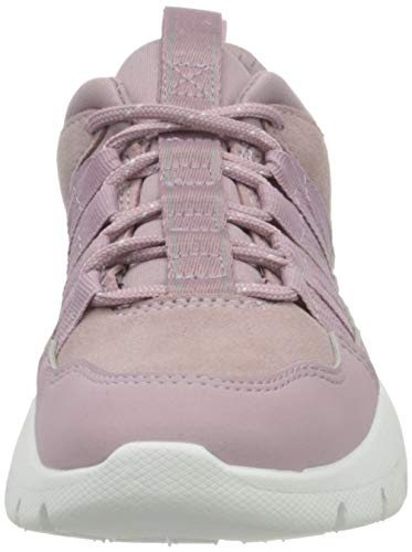 Timberland Boroughs Project Mixed Super Oxford (Youth), Zapatillas Bajas Unisex-Niños, Rosa Light Pink Suede, 34 EU