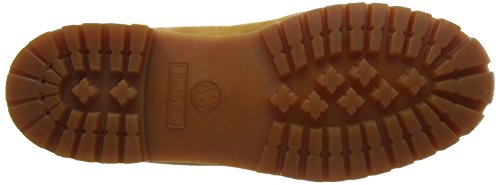 Timberland - Botas prémium resistentes al agua de 15 cm para mujer, Marrón (Jaune Wheat Nubuck), 44 EU