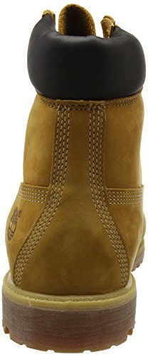 Timberland - Botas prémium resistentes al agua de 15 cm para mujer, Marrón (Jaune Wheat Nubuck), 44 EU