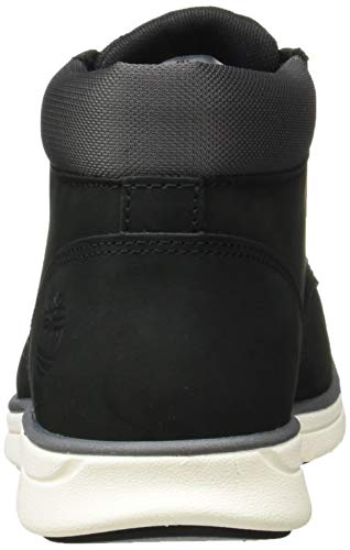 Timberland Bradstreet Leather Sensorflex, Botas Chukka Hombre, Negro Black Nubuck, 41.5 EU