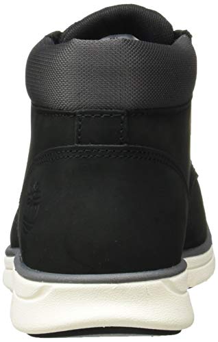 Timberland Bradstreet Leather Sensorflex, Botas Chukka Hombre, Negro Black Nubuck, 45 EU