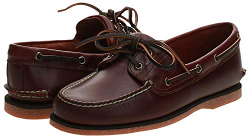 Timberland Classic 2 Eye, Náuticos Hombre, Marrón Rootbeer Smooth, 41 EU