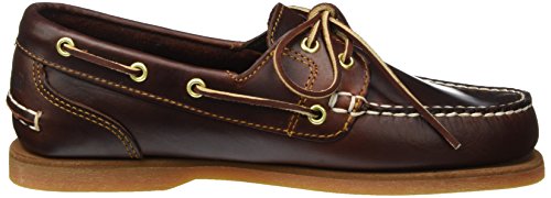 Timberland Classic 2-Eye, Náuticos Mujer, Marrón Rootbeer Full Grain, 41 EU