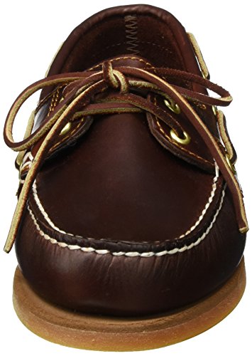 Timberland Classic 2-Eye, Náuticos Mujer, Marrón Rootbeer Full Grain, 41 EU