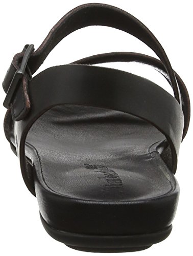 Timberland Cranberry Lake, Sandalias Mujer, Negro Black Full Grain, 38 EU