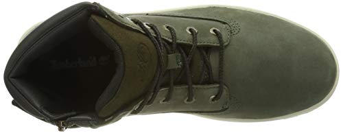 Timberland Davis Square 6 Inch (Toddler), Botas Clasicas Unisex-Niños, Verde Dark Green Nubuck, 28 EU
