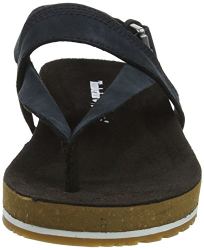 Timberland Malibu Waves Thong, Sandalias Mujer, Negro Black Nubuck, 38 EU