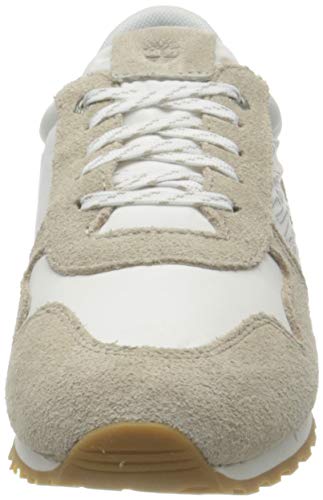 Timberland Milan Flavor, Zapatillas Bajas Mujer, Beige Light Beige, 39.5 EU