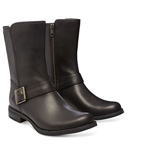Timberland Savin Hill - Botas para mujer (media cremallera), color Negro, talla 37 EU Schmal
