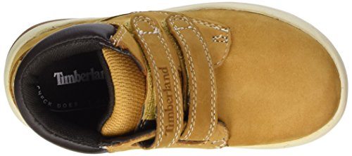 Timberland Toddle Tracks Hook and Loop (Toddler), Botas Unisex-Niños, Amarillo Wheat Nubuck, 22 EU