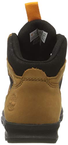 Timberland Trumbull Rugged Hiker (Junior), Botas Chukka Unisex-Niños, Amarillo Wheat Nubuck, 40 EU
