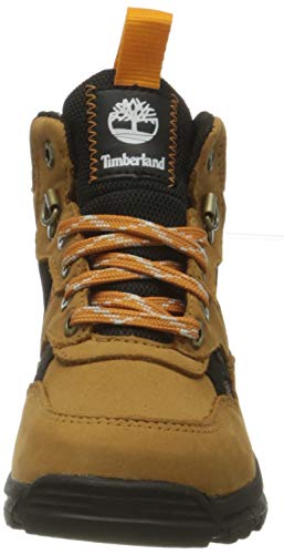 Timberland Trumbull Rugged Hiker (Junior), Botas Chukka Unisex-Niños, Amarillo Wheat Nubuck, 40 EU